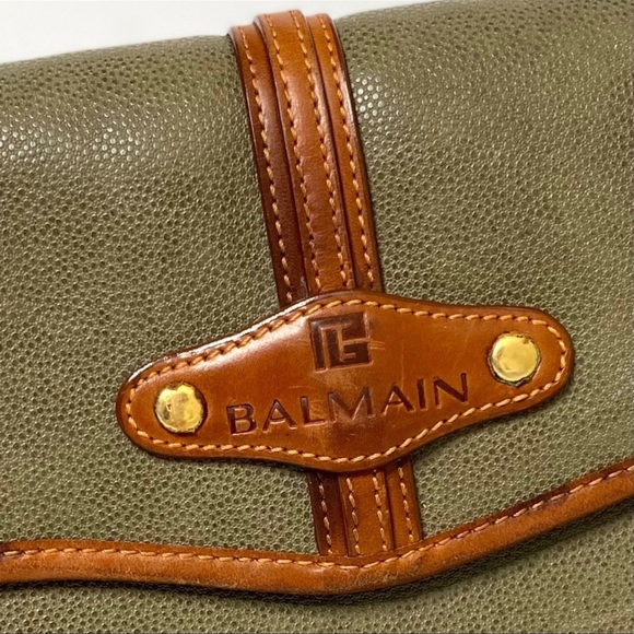 ✨Vintage Pierre Balmain Large Signature Clutch - Picture 6 of 15